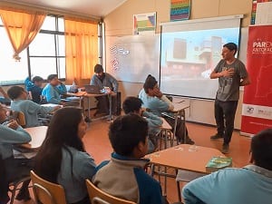 “YAKU” y el ciclo del agua, llega hasta los estudiantes de Ollagüe