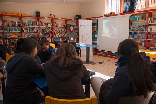Estudiantes de Toconao aprendieron sobre astronomía