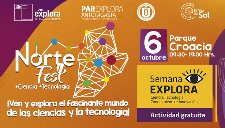 ¡VEN JUNTO A TU FAMILIA A NORTE FEST +CIENCIA +TECNOLOGÍA!