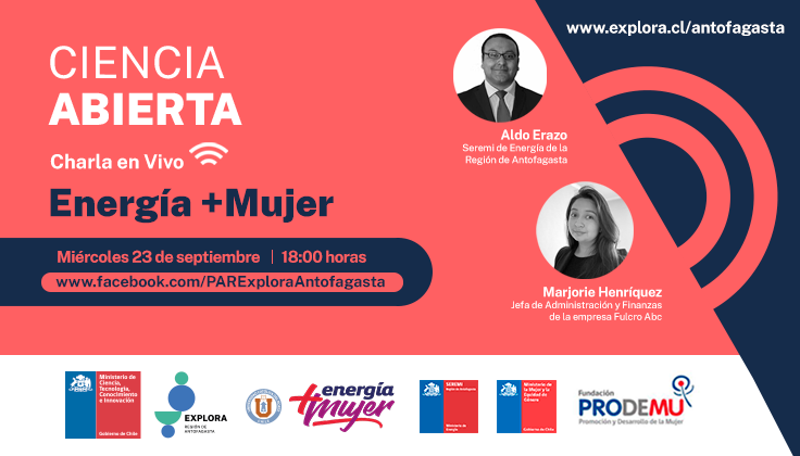 Charla en vivo: Energía +Mujer