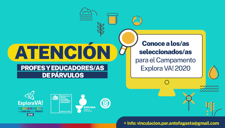 Revisa aquí los resultados de selección Campamento Explora VA! Virtual 2020