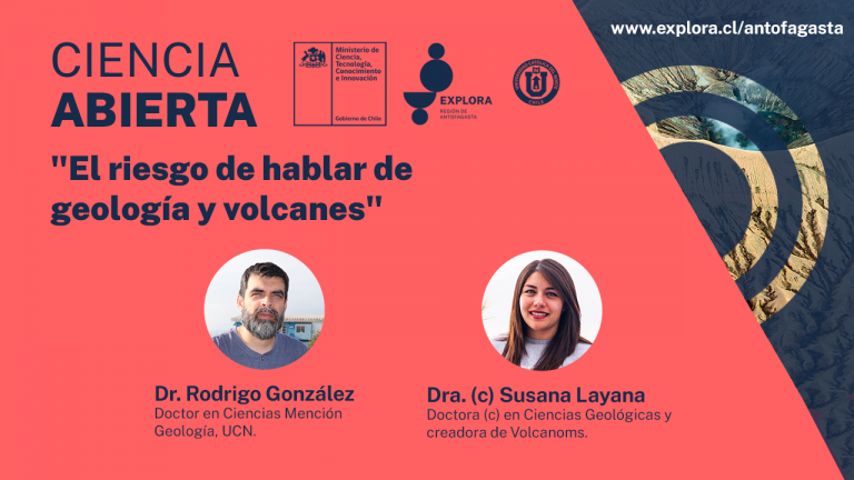 Vuelve a revivir la charla en vivo denominada: “El riesgo de hablar de geología y volcanes”