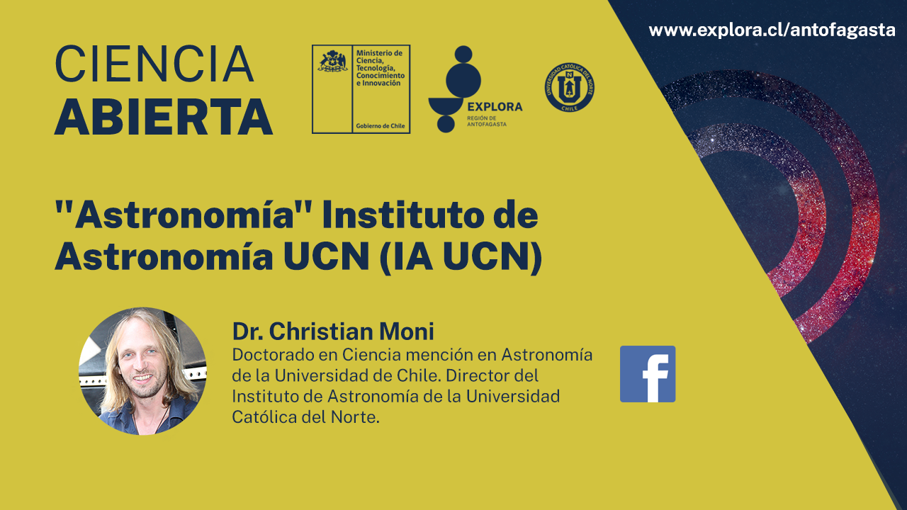 Charla en vivo abordó la importancia del Instituto de Astronomía de la UCN en la región
