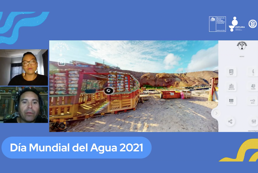 Con paseo virtual, cuentacuentos y charlas, Explora Región Antofagasta conmemoró el Día Mundial del Agua