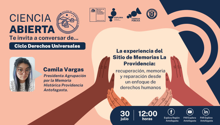 Sitio de memoria La Providencia: Charla invita a conversar sobre recuperación y reparación en derechos humanos