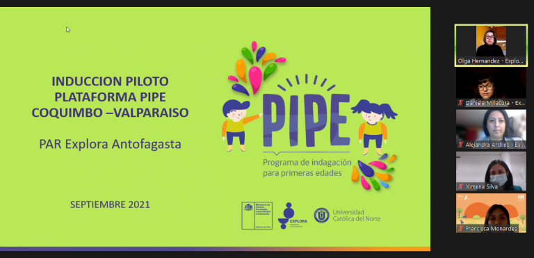 EXPLORA ANTOFAGASTA REALIZA CAPACITACIÓN SOBRE PLATAFORMA ONLINE QUE FORTALECERÁ EL TRABAJO DE PROFESIONALES DE EDUCACIÓN PARVULARIA EN CIENCIAS