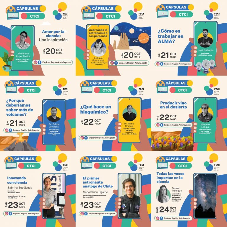 Cortometrajes científicos serán estrenados en el Festival de la Ciencia 2021 de Explora Antofagasta