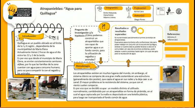 Estudiantes de enseñanza básica y media, socializaron proyectos e investigaciones científicas