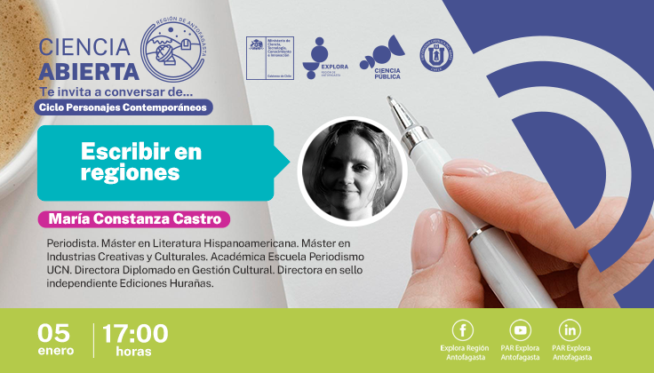 Avances tecnológicos y literatura de la región serán las temáticas de las nuevas charlas en Ciencia Abierta