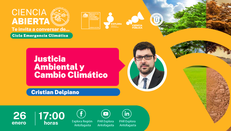 Continúa ciclo de Charla Abierta dirigido al cambio climático