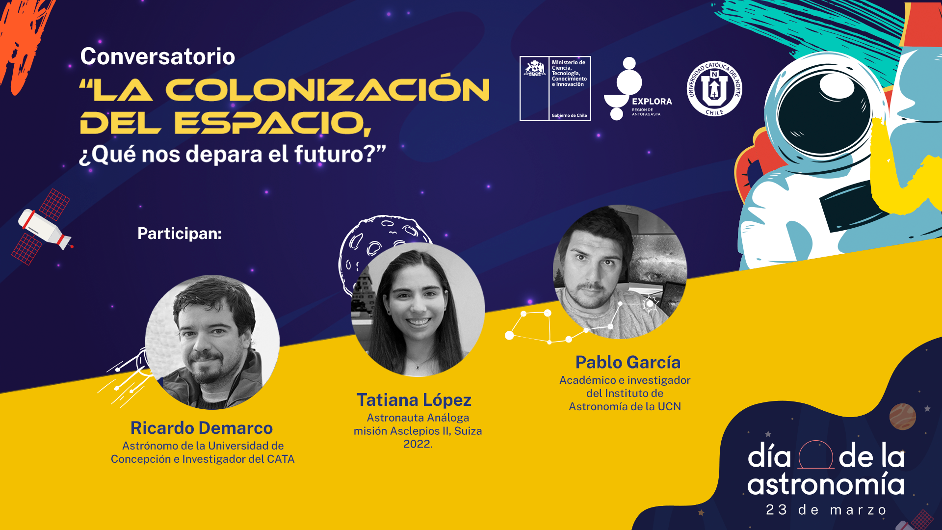 EXPLORA ANTOFAGASTA CONMEMORA EL DÍA MUNDIAL DE LA ASTRONOMÍA CON  CHARLA SOBRE LA COLONIZACIÓN EN EL ESPACIO