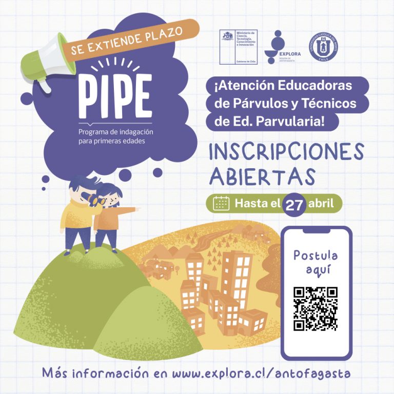 PIPE 2022 extiende su convocatoria para que equipos de Educación Parvularia se inscriban