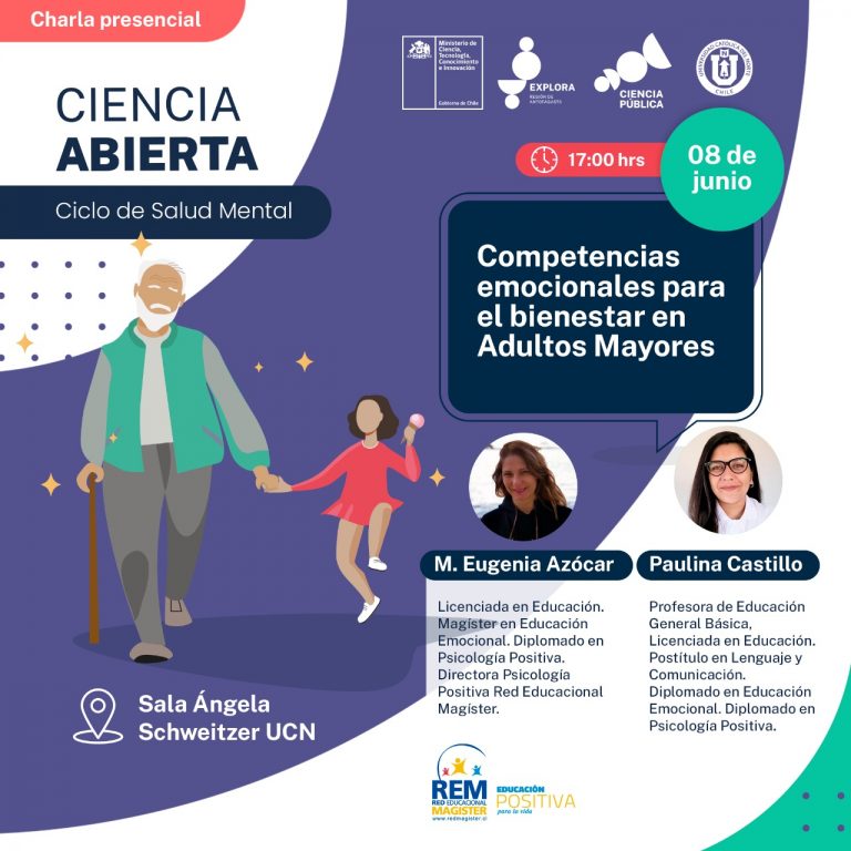 Charla presencial en la UCN cierra ciclo de Salud Mental de Explora Antofagasta