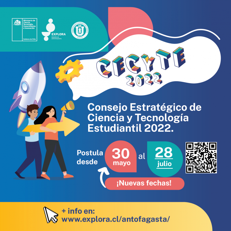 Por cambio en vacaciones de invierno reprogramarán el CECyTE 2022 de Explora Antofagasta
