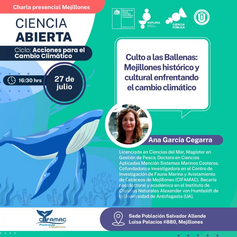 Explora Antofagasta vuelve con charla de Ciencia Abierta a la comuna de Mejillones
