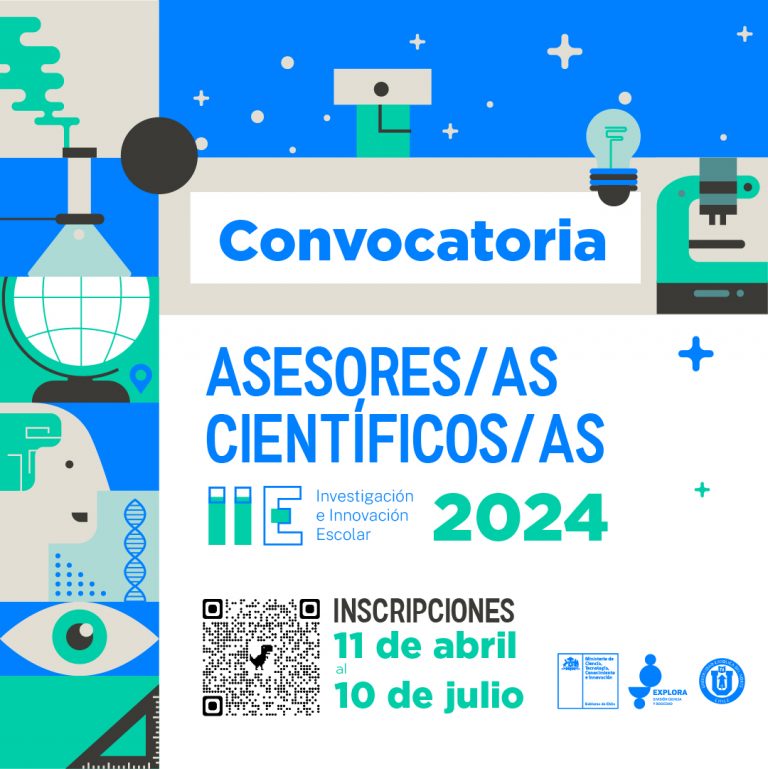 ¡Participa como Asesor/a Científico/a en los Proyectos de Investigación e Innovación Escolar 2024!