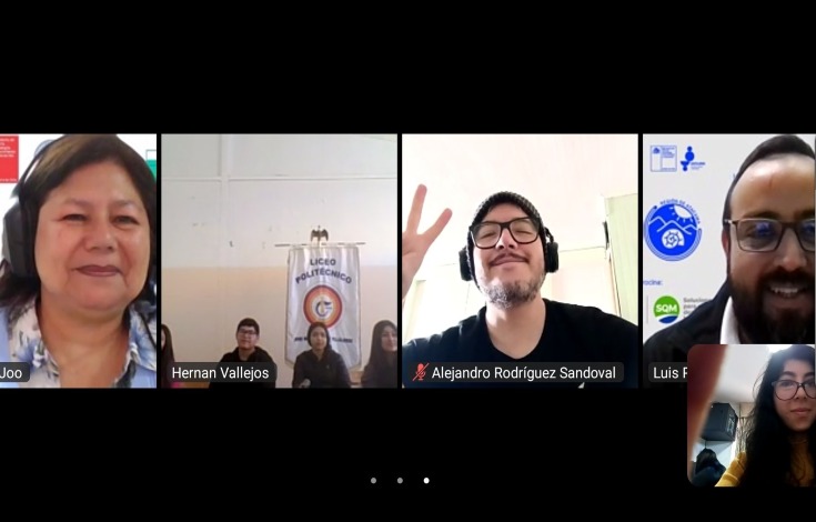 Estudiantes IIE del Liceo Politécnico de Taltal avanzan en proyecto sobre relaves mineros en Playa Atacama con acompañamiento pedagógico de PAR Explora Antofagasta