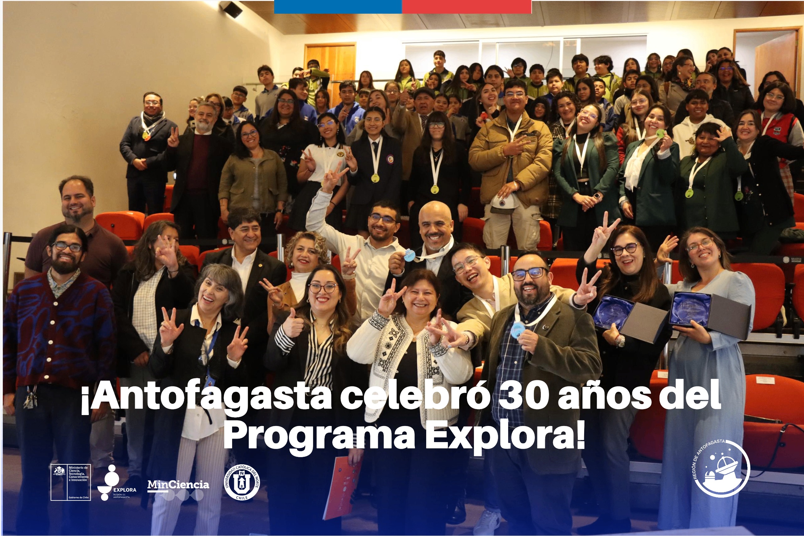 Antofagasta conmemoró 30 años del Programa Explora con reconocimiento a la comunidad científica y educativa regional