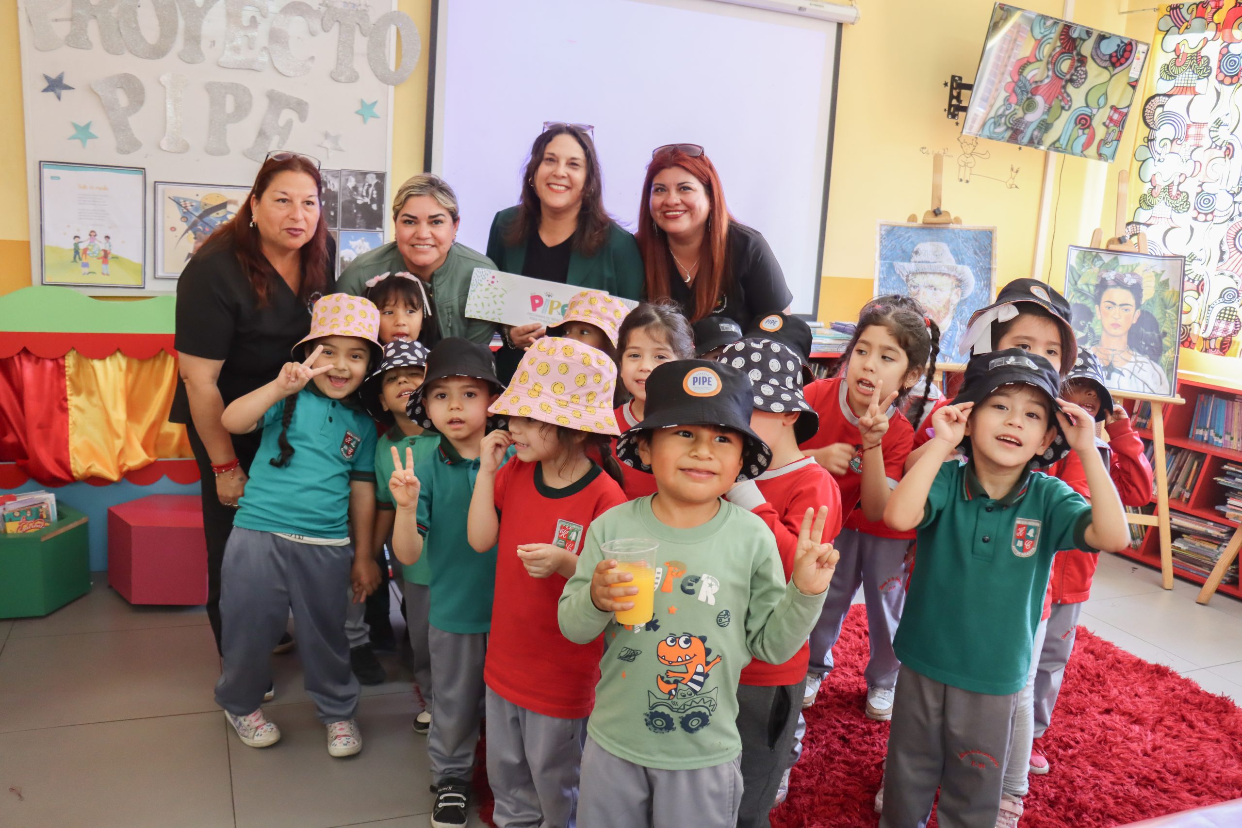 Párvulos de la Escuela Héroes de la Concepción fortalecen competencias científicas, creativas y socioemocionales a través del módulo piloto de arte de PIPE