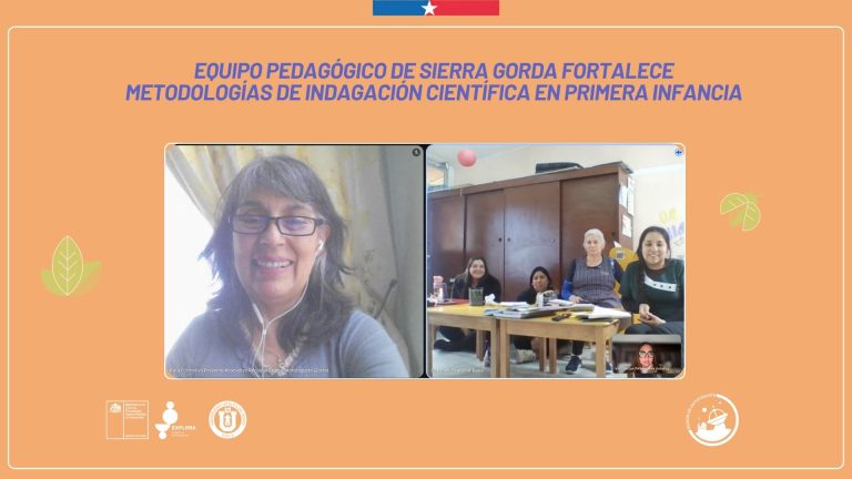 Equipo pedagógico de Sierra Gorda fortalece metodologías de indagación científica en primera infancia