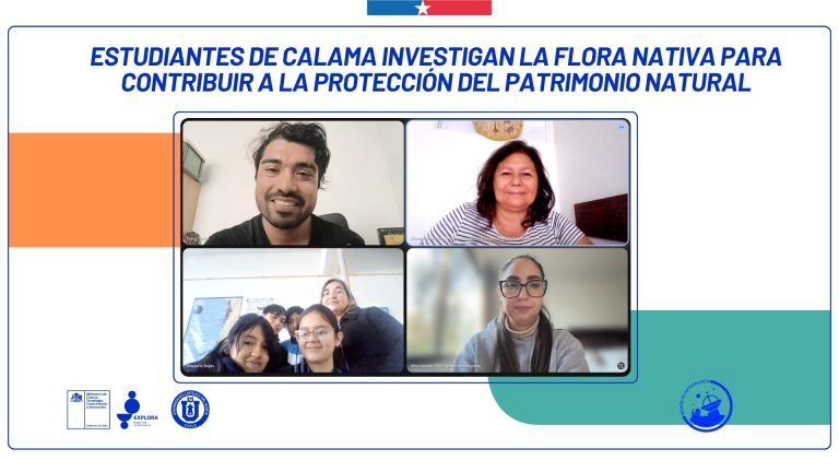 Estudiantes de Calama investigan la flora nativa para contribuir a la protección del patrimonio natural