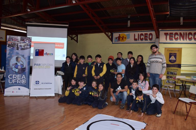 Visitas Tecnológicas de Robótica inician su recorrido por La Araucanía