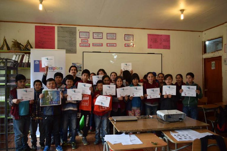 Escolares participan de entretenido taller sobre “Reconocimiento de especies forestales”