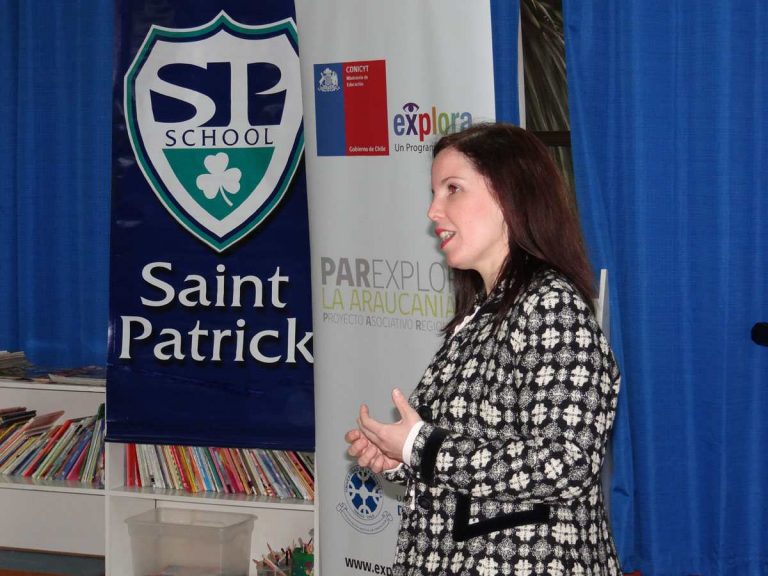 Con charla de PAR Explora Araucanía el Colegio Saint Patrick inaugura su “Feria de Ciencias”