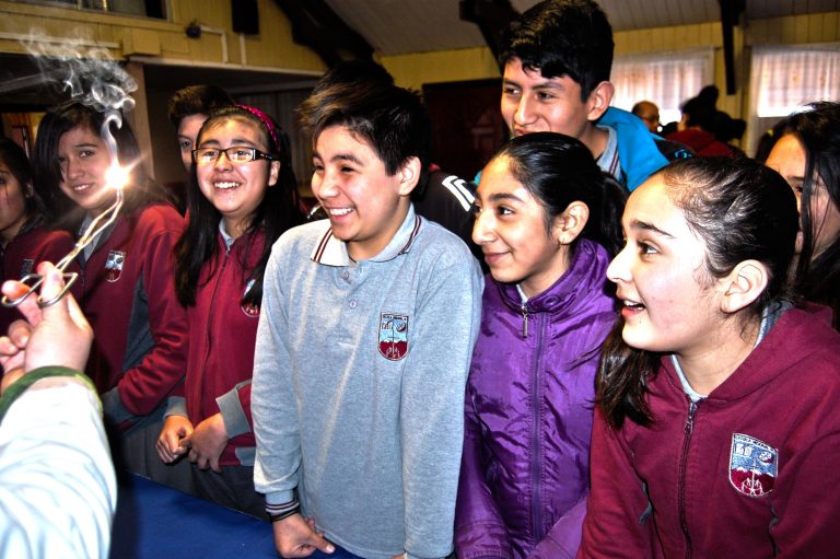 Muestra Pedagógica “Ciencia en Acción”  sorprendió a cerca de 200 estudiantes de Lonquimay