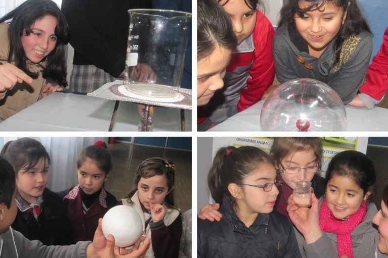 Más de 250 escolares del Colegio Marcela Paz de Victoria aprenden con la Ciencia Itinerante