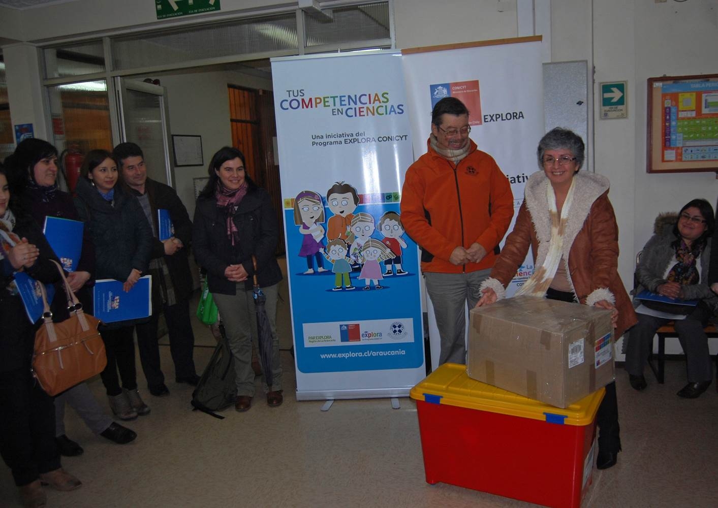 Facilitadores TCC reciben kits para efectuar talleres