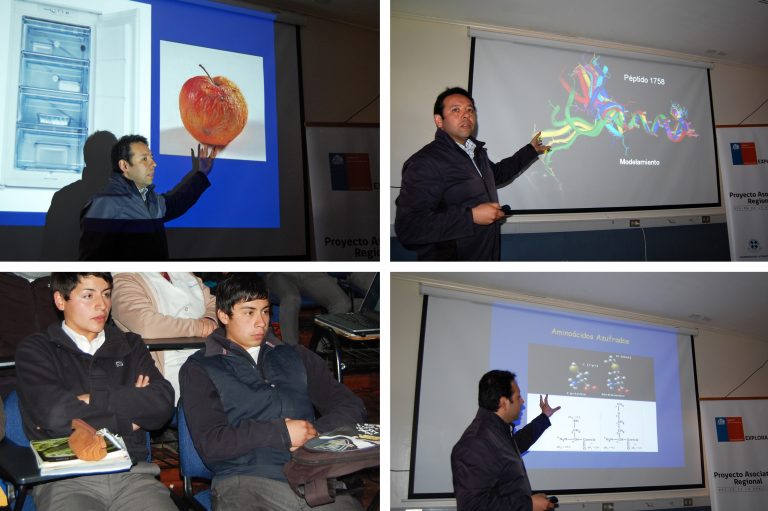 Coordinador Ejecutivo del PAR EXPLORA Araucanía comparte sus conocimientos con jóvenes de Lumaco