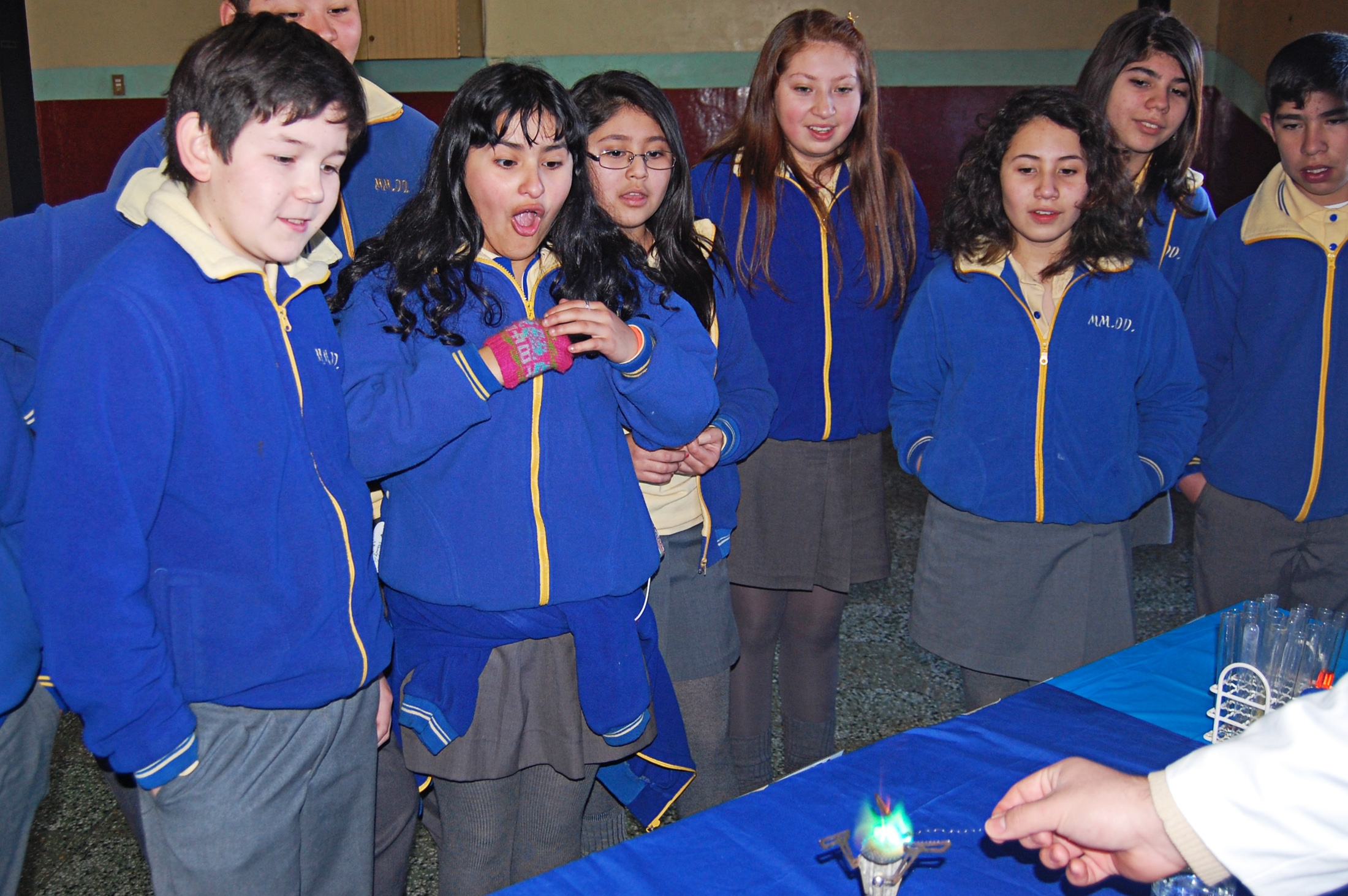 Un entretenido acercamiento a la ciencia vivieron estudiantes del colegio Madres Domínicas de Pitrufquén