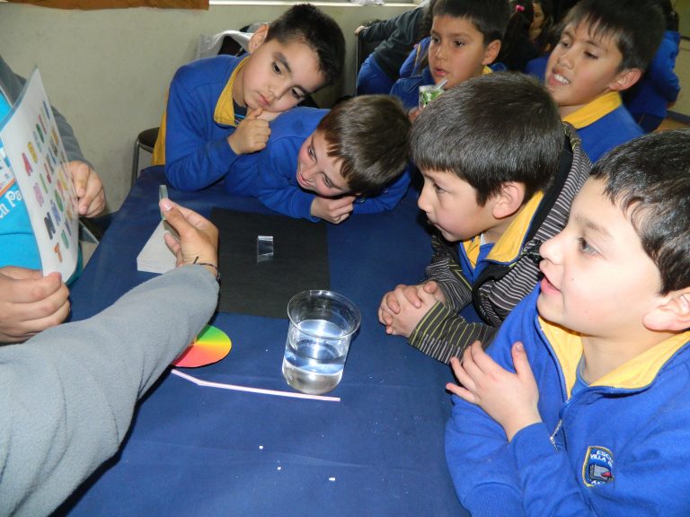 Más de 200 estudiantes de Angol aprenden con la Ciencia Itinerante