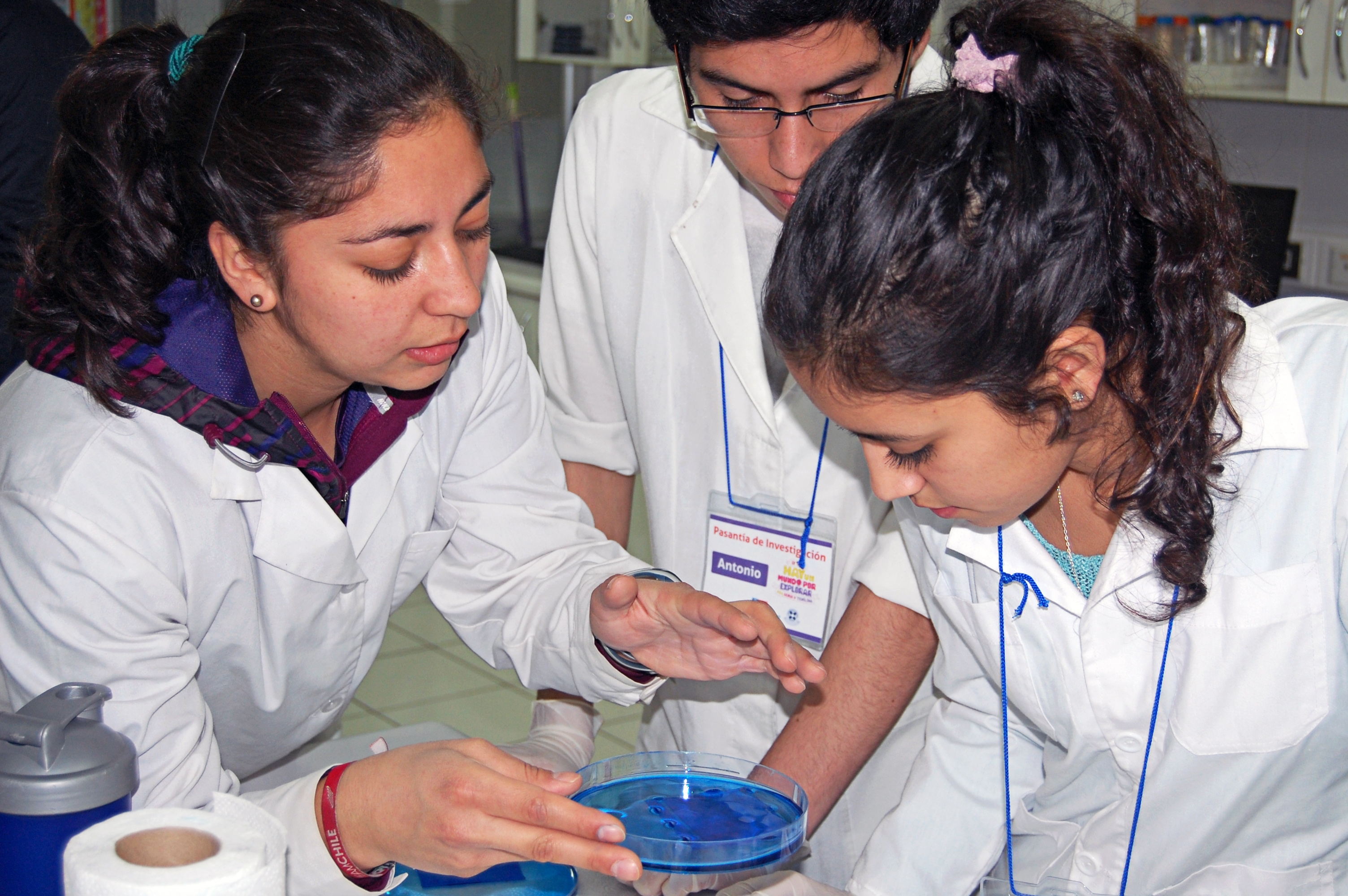 Estudiantes trabajan en el Laboratorio de Ingeniería, Biotecnología y Bioquímica Aplicada