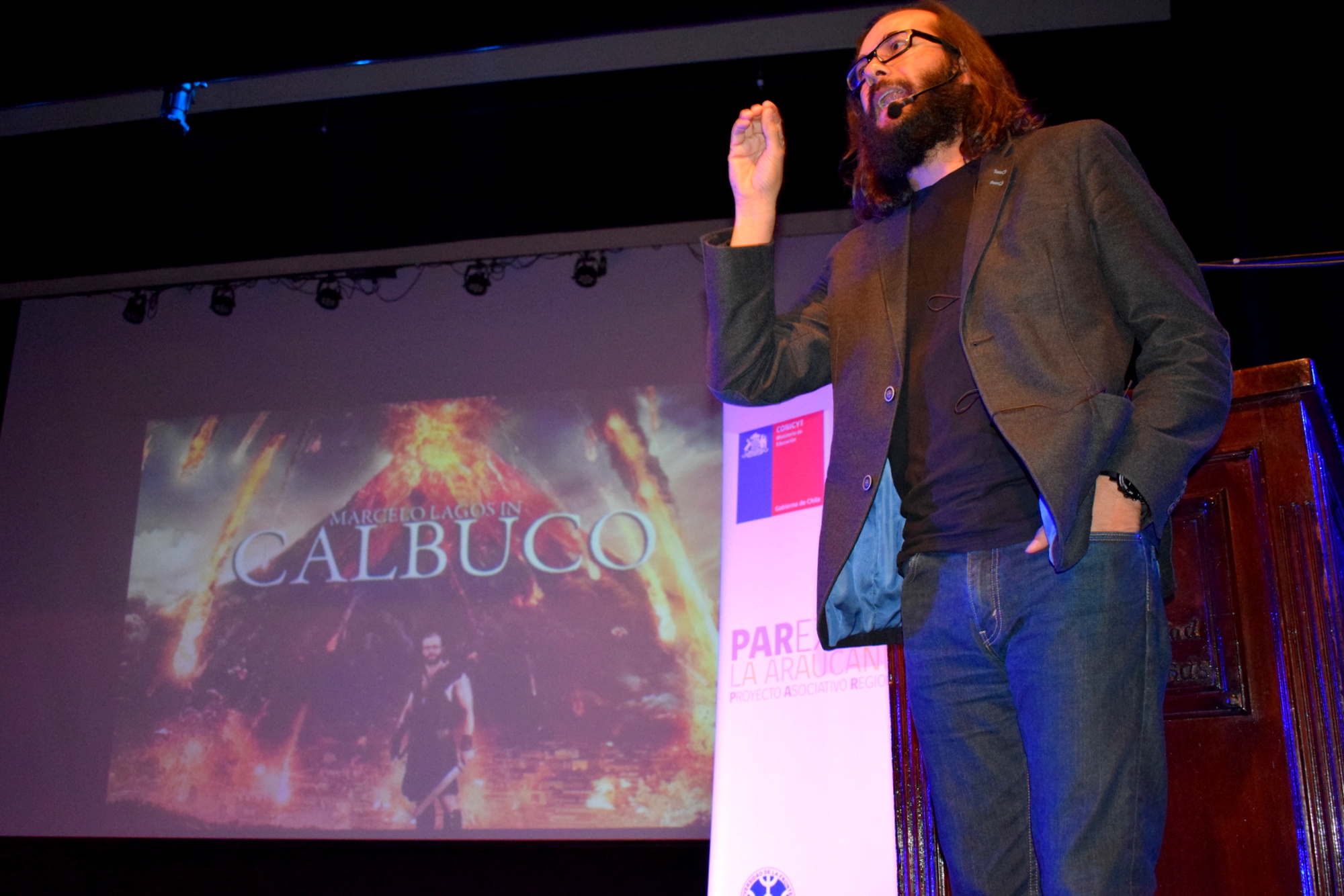 Con exitosa presentación de Marcelo Lagos se dio inicio a las actividades del PAR  Explora  de CONICYT La Araucanía