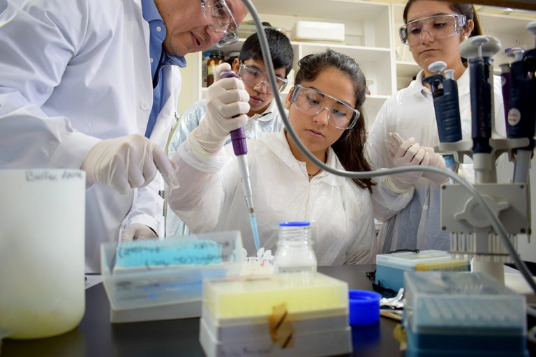 Estudiantes y profesores de La Araucanía se acercan al mundo de la genética en INIA Carillanca