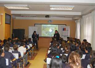 EXPLORA y Aguas Araucanía dan comienzo a las pandillas ecológicas en Escuela Los Trigales
