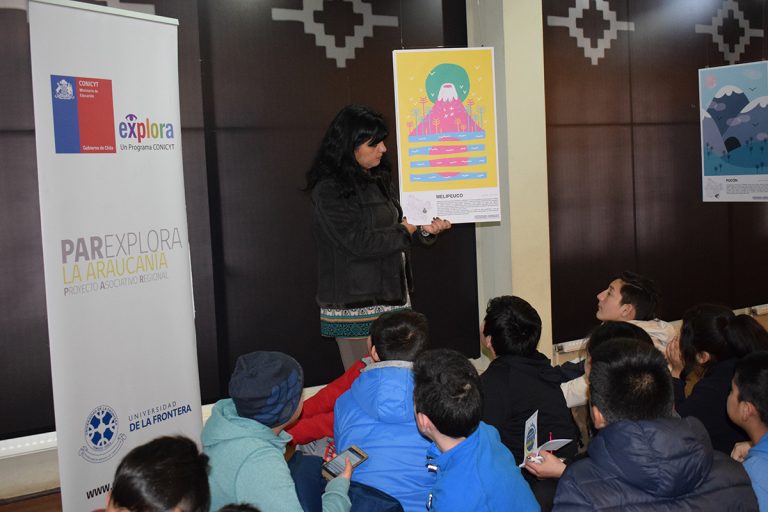 A través de la ilustración estudiantes conocen las 32 comunas de La Araucanía