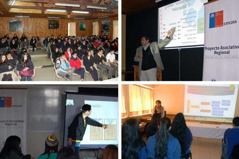 Potencialidades del suelo, helechos películas y microalgas conocieron estudiantes en Ciclo de Charlas