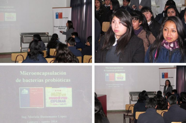 Estudiantes de Lautaro conocen las propiedades, usos y beneficios de las bacterias probióticas