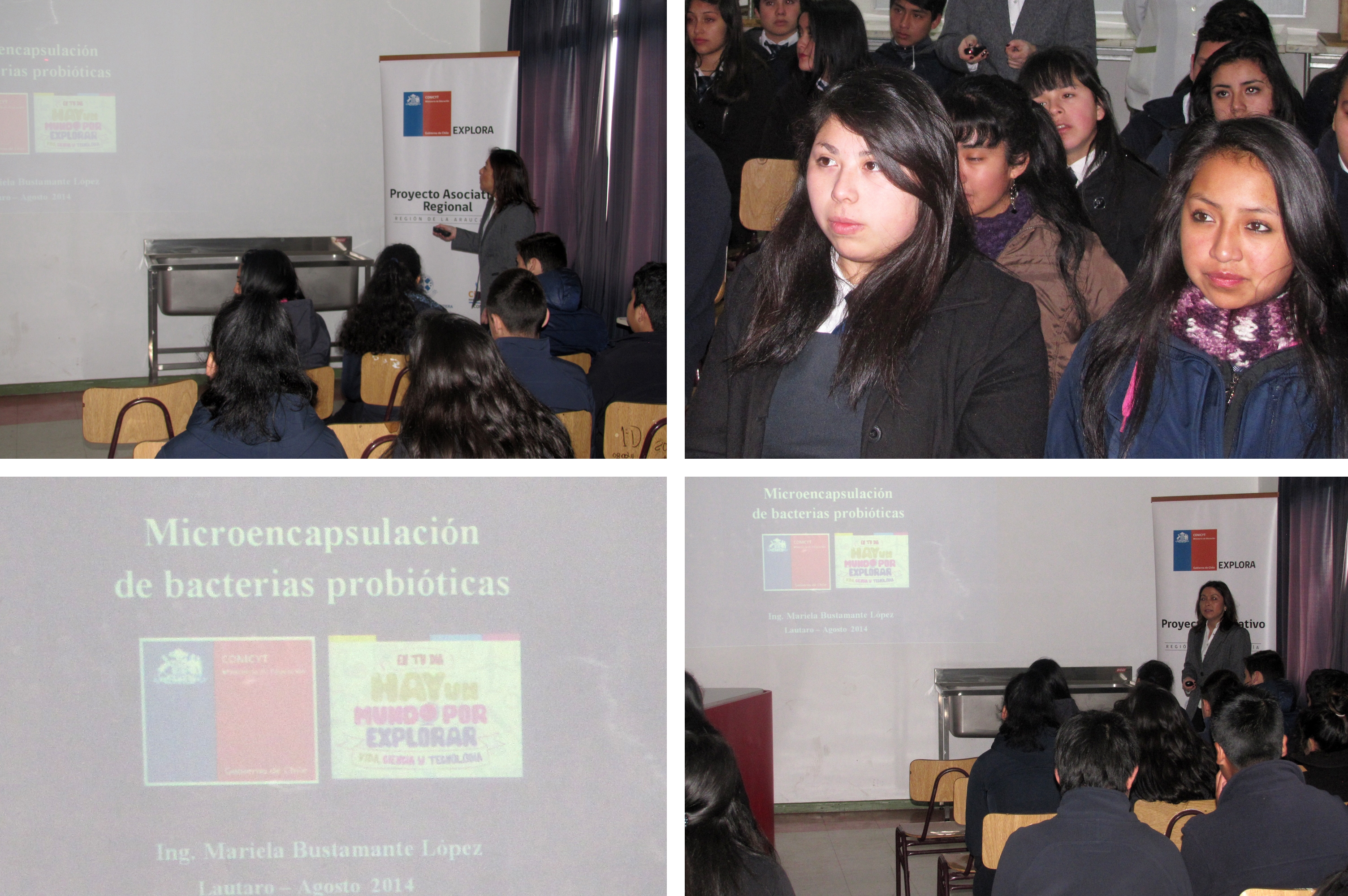Estudiantes de Lautaro conocen las propiedades, usos y beneficios de las bacterias probióticas