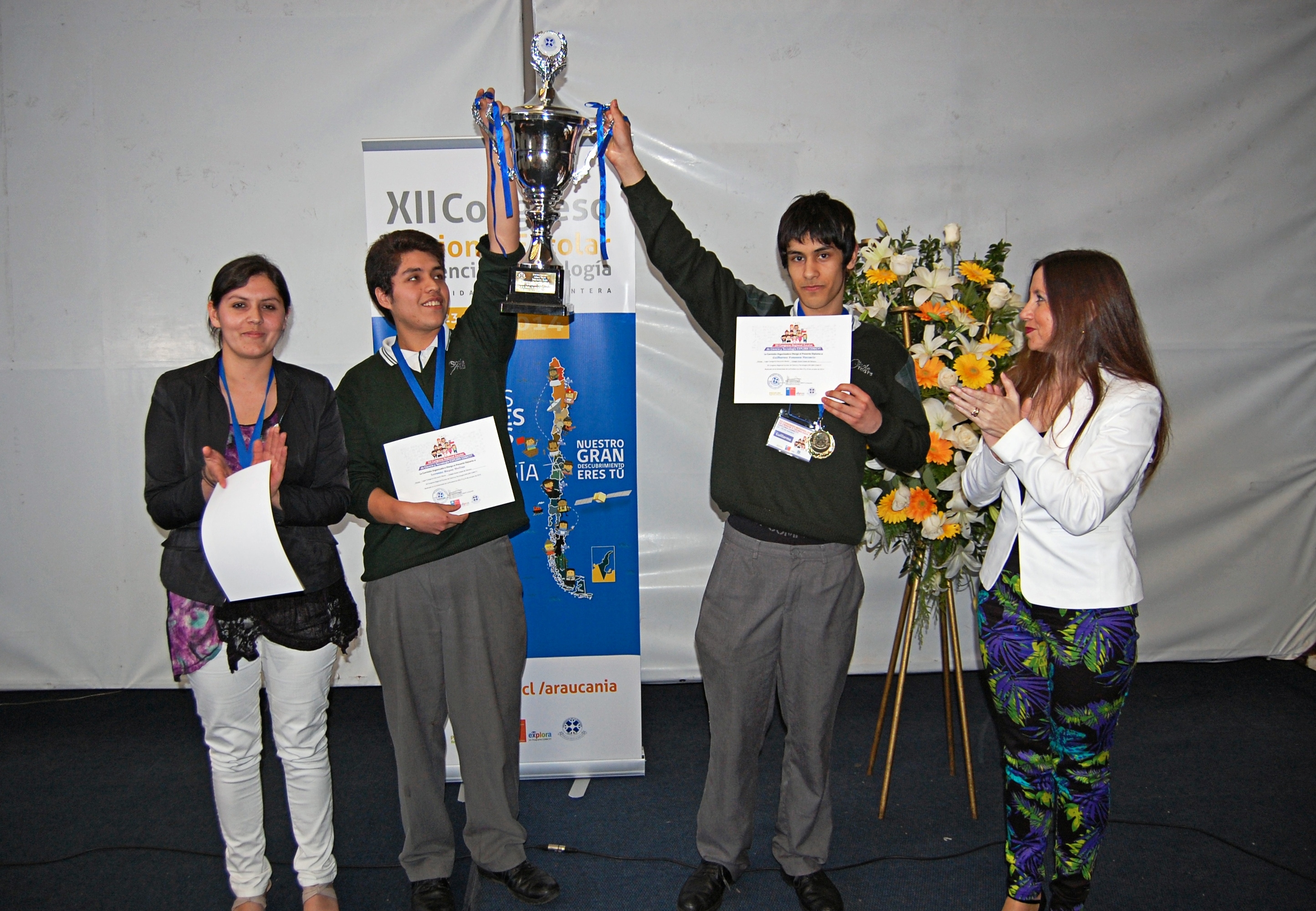 Escolares de Renaico y Temuco representarán a la región en el Congreso Nacional de Ciencia y Tecnología