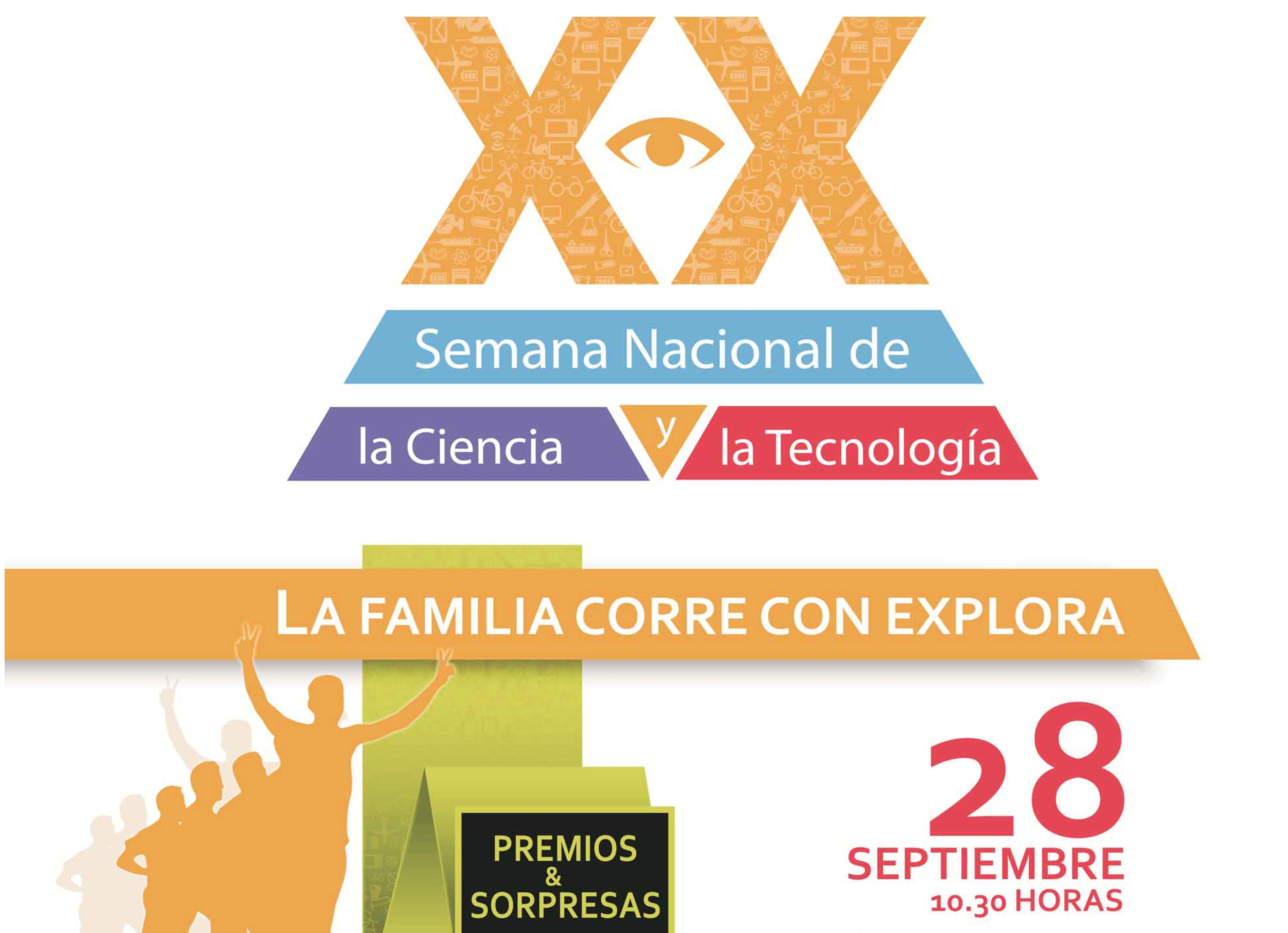 ¡Participa en la corrida familiar que dará el vamos a la XX Semana Nacional de la Ciencia y Tecnología!