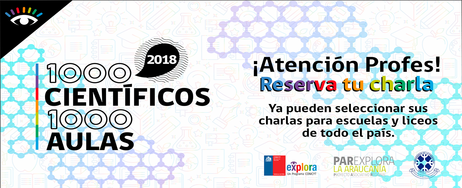 Atención docente ya puedes solicitar tu charla en “1000 Científicos 1000 Aulas”