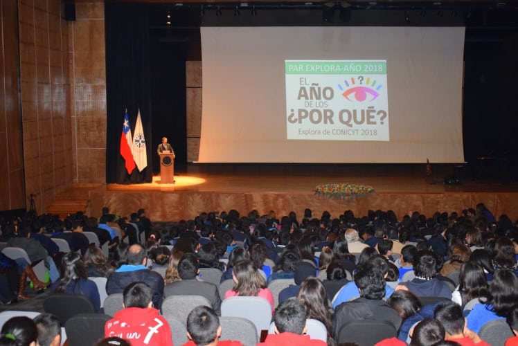 Con la charla “La curiosidad como motor de la ciencia”  dio inicio a El Año de los ¿Por qué? el PAR  Explora  de CONICYT La Araucanía