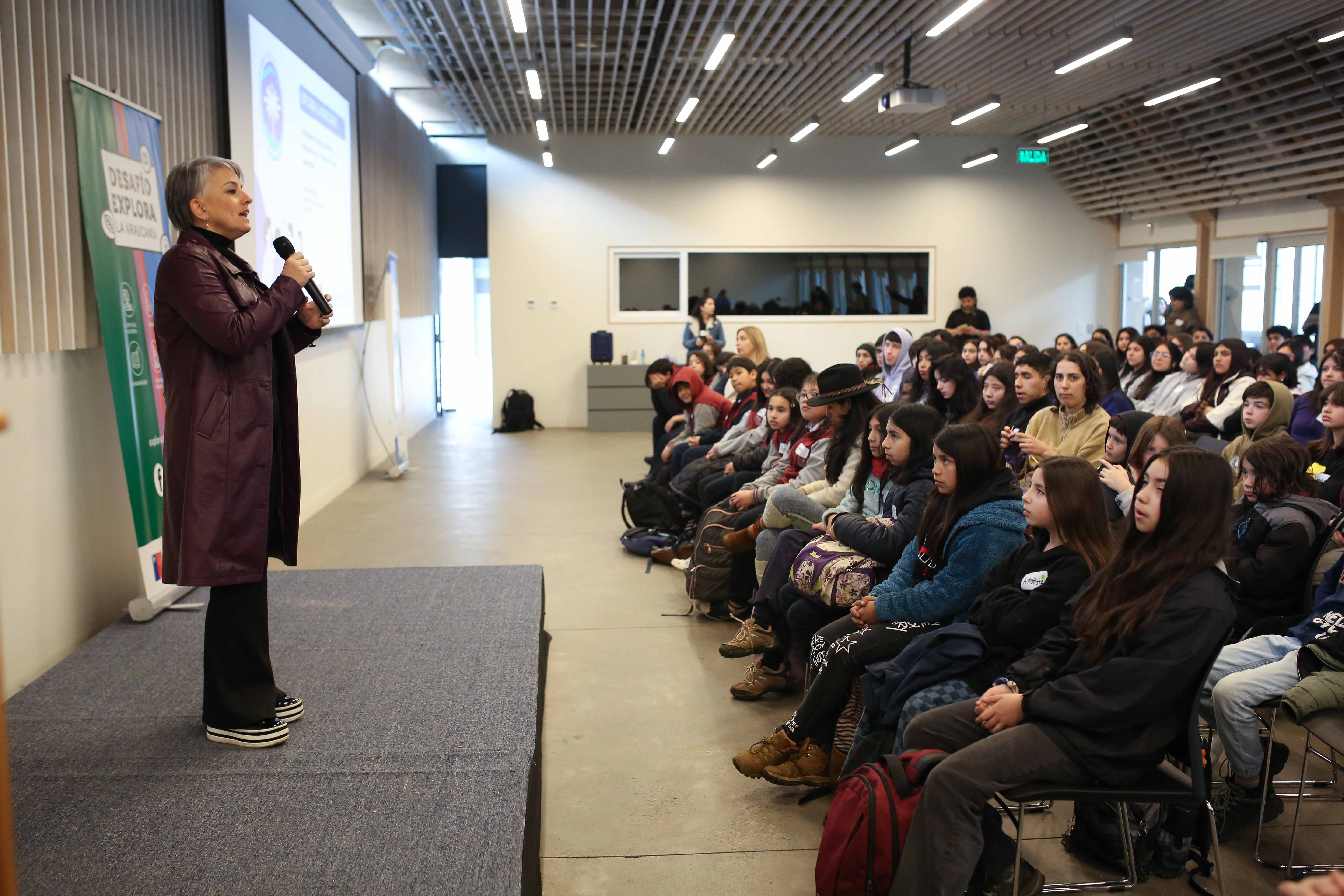 Cientos de estudiantes de la región se hicieron parte del Taller 1: “Primeros Pasos” de Desafío Explora la Araucanía