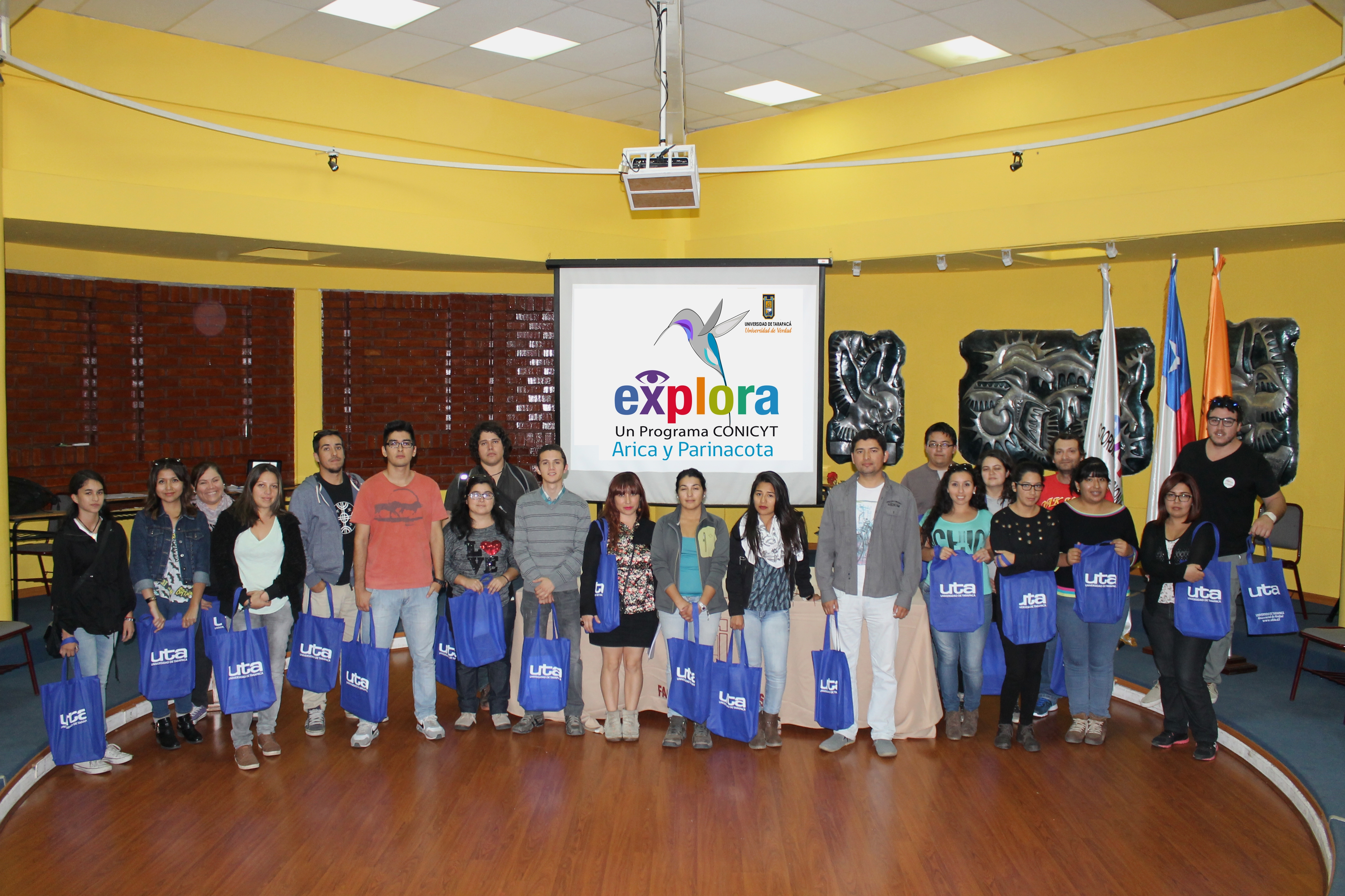 Grupo de Postulantes a Monitor Explora Arica y Parinacota