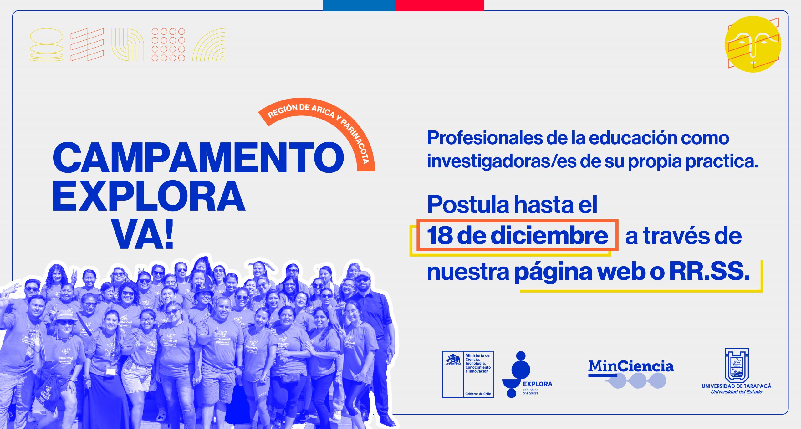 YA PUEDES POSTULAR AL CAMPAMENTO EXPLORA VA! 2026