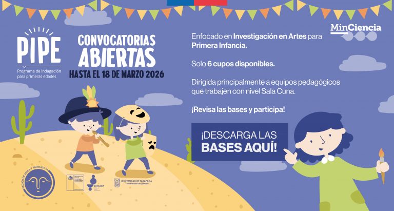 Convocatoria 2026 – Programa de Indagación para Primeras Edades (PIPE)